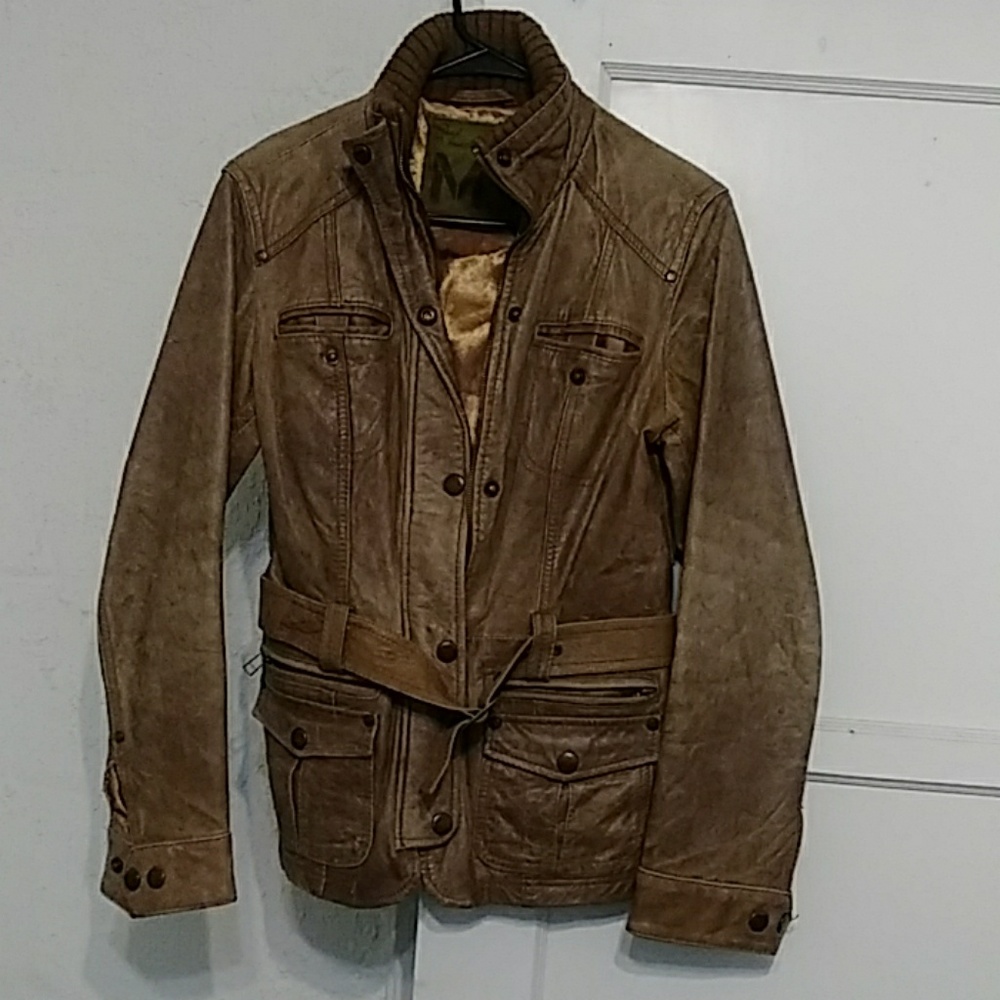 Leather jacket
